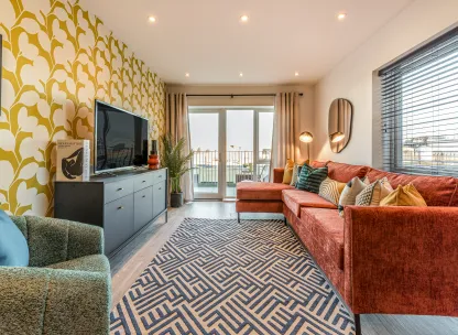 Marleigh Park - Apartment A12, The Franklin Building - Living