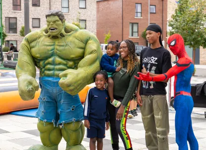 Superhero event at marleigh park