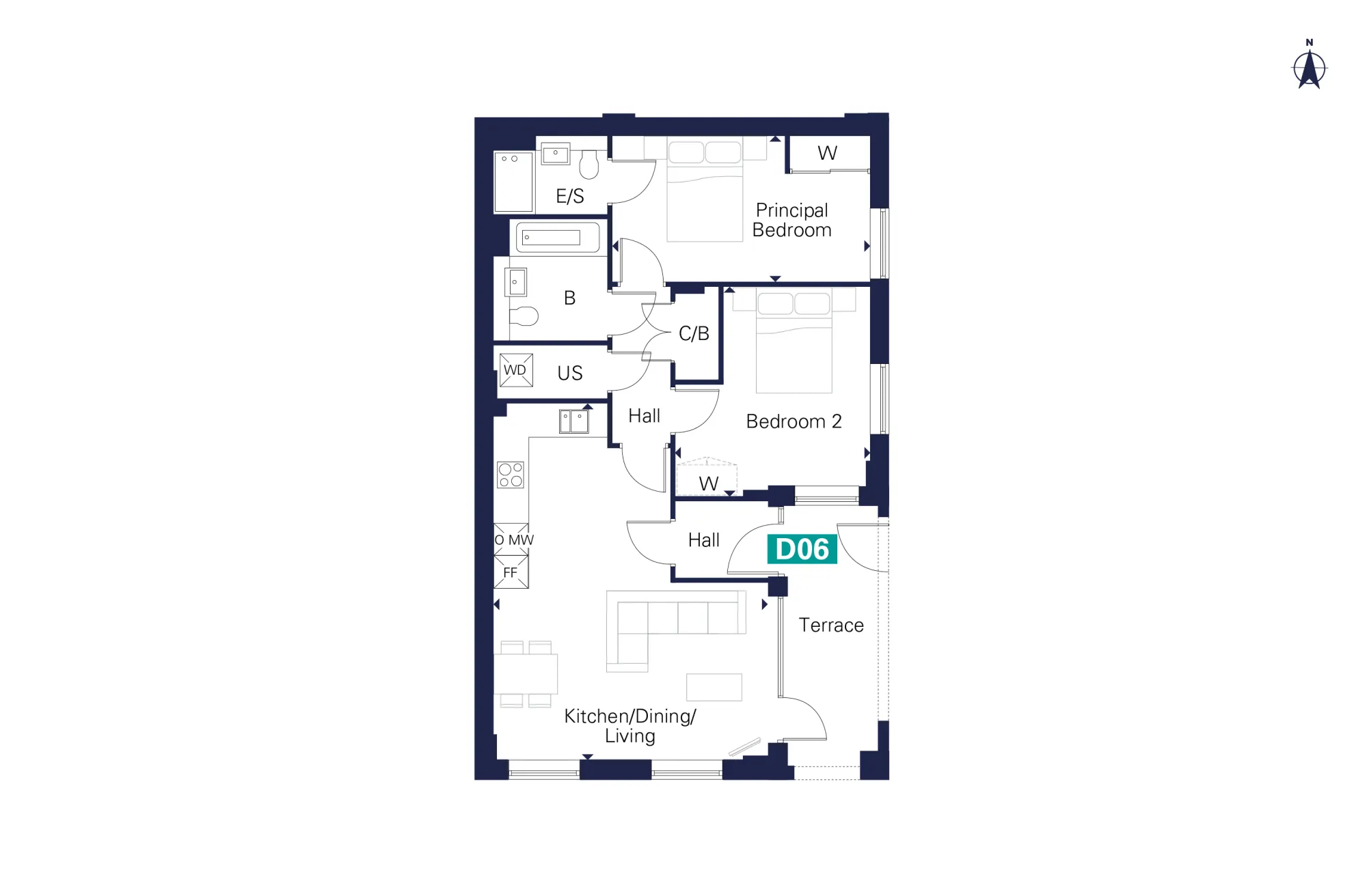 Apartment D06 Floorplan