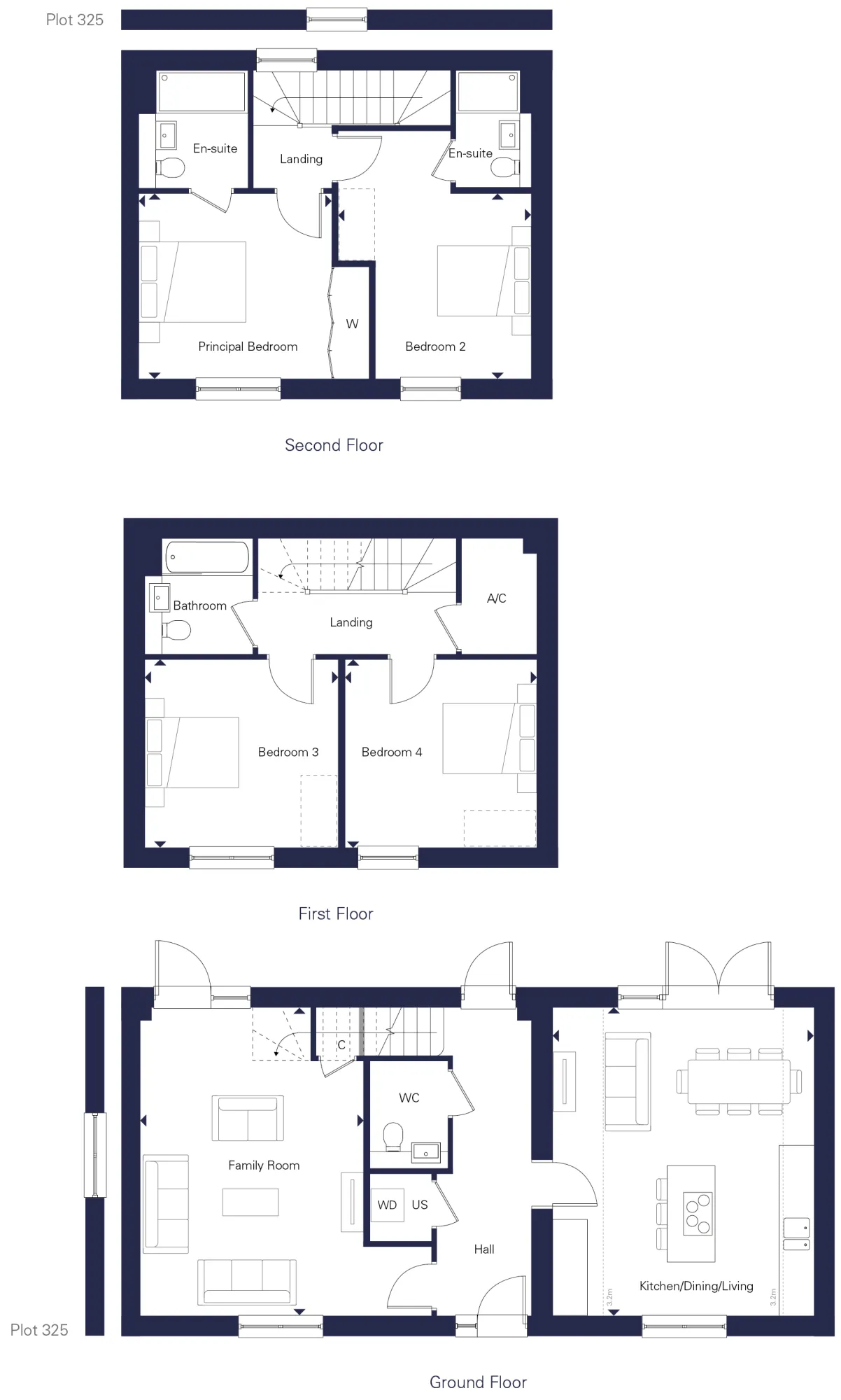 The Alder floorplan