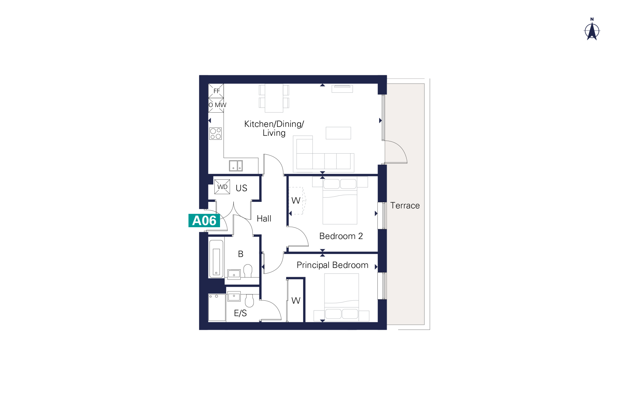 The Franklin Building, Apartment A06