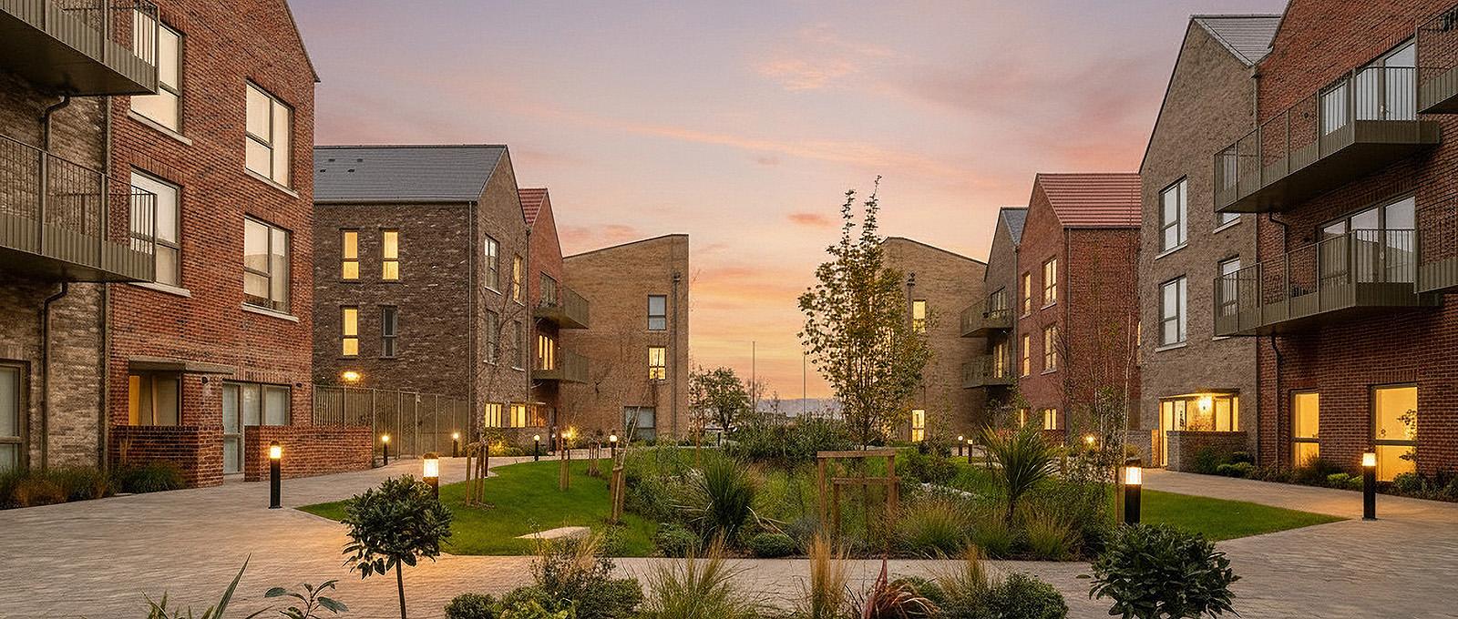 Marleigh Park the podium dusk