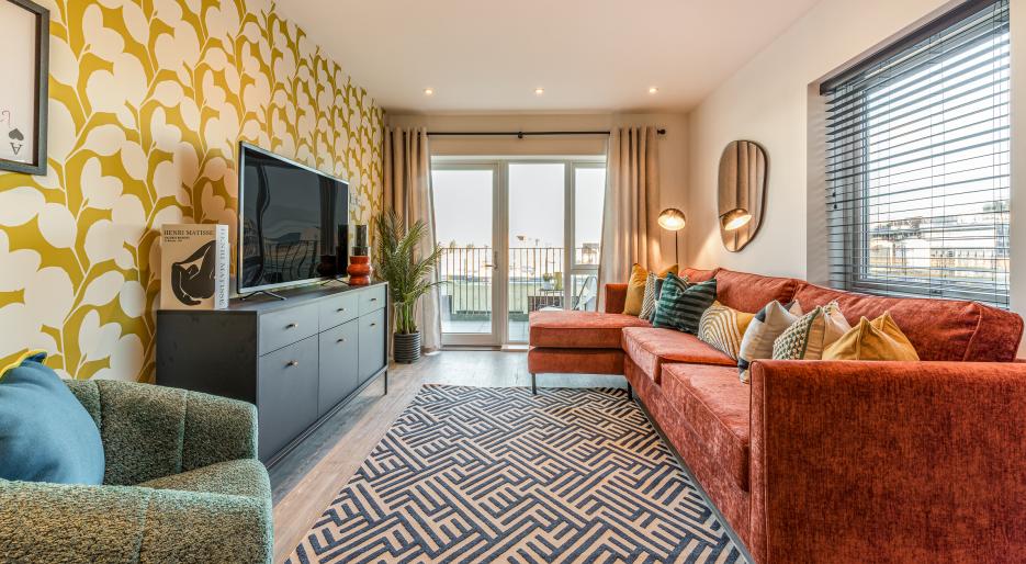 Plot A12 - Living Area - The Franklin Building