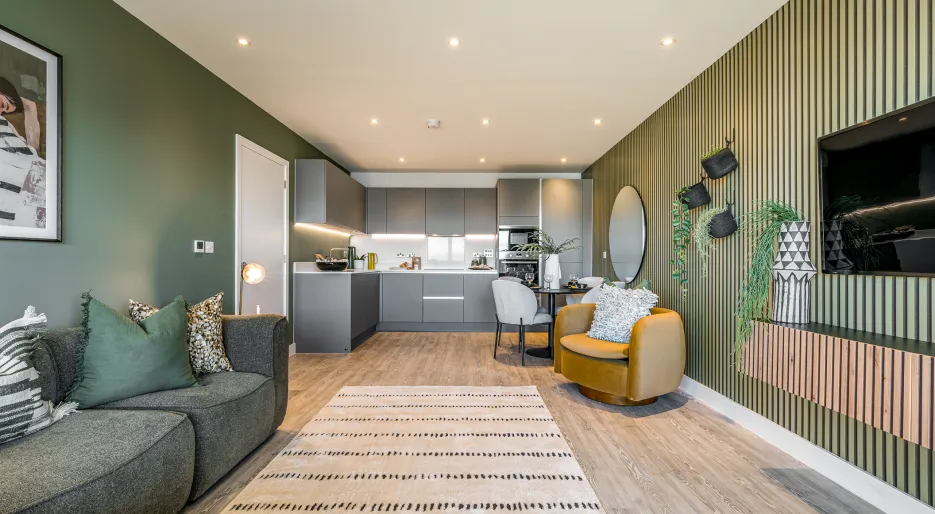 Plot A08 - Kitchen / Dining / Living - The Franklin Building