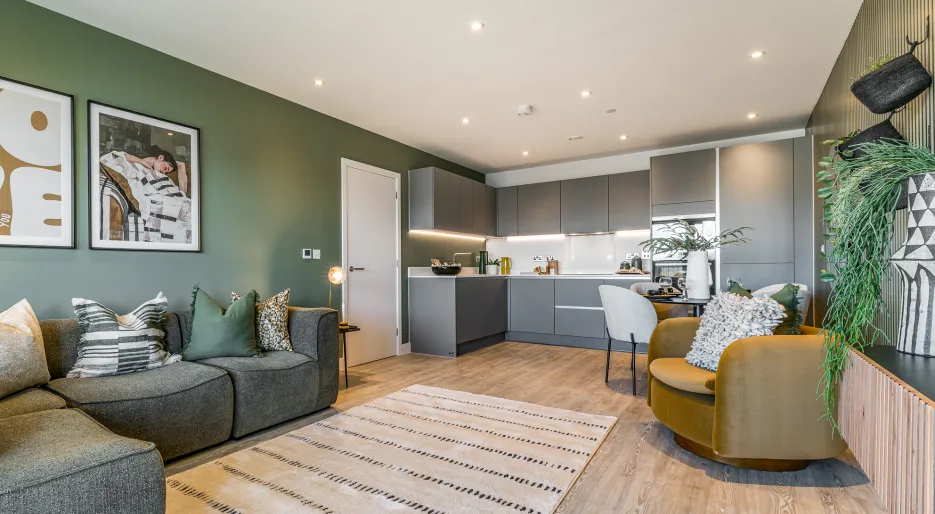 Plot A08 - Kitchen / Dining / Living Room - The Franklin Building