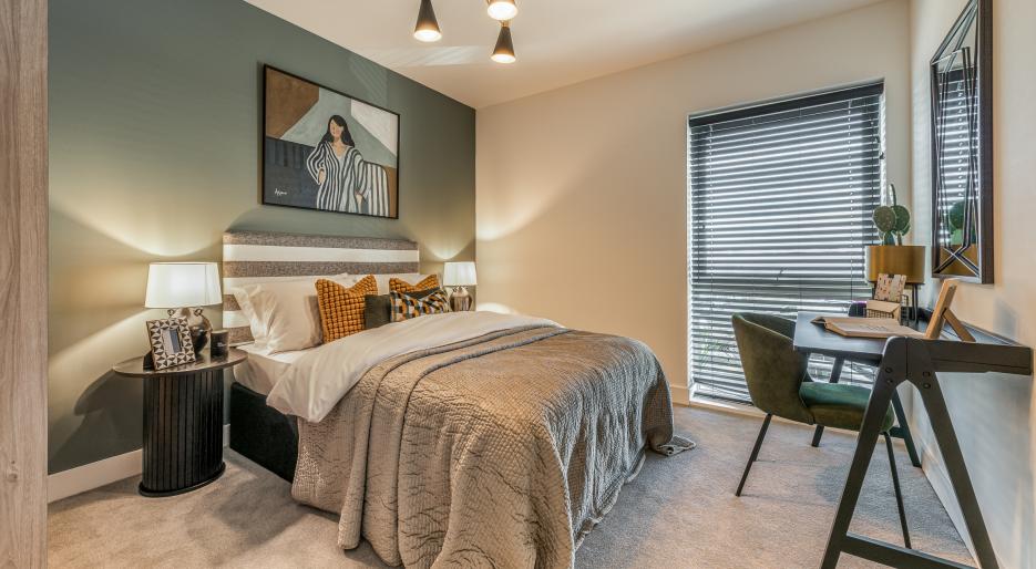 Plot A08 - Bedroom 2 - The Franklin Building