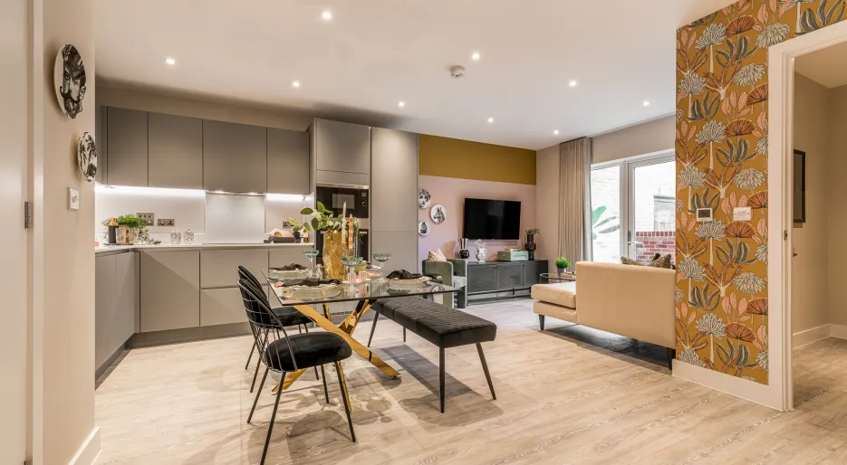 Marleigh Park - The Franklin Building, Apartment B04 - Kitchen/Dining/living