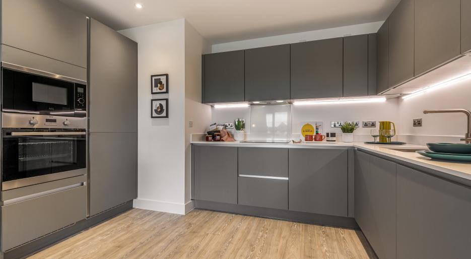 Plot A12 - Kitchen Area - The Franklin Building
