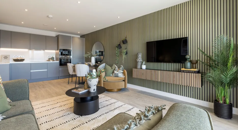 Marleigh Park - Apartment A08, The Franklin Building - Living Area