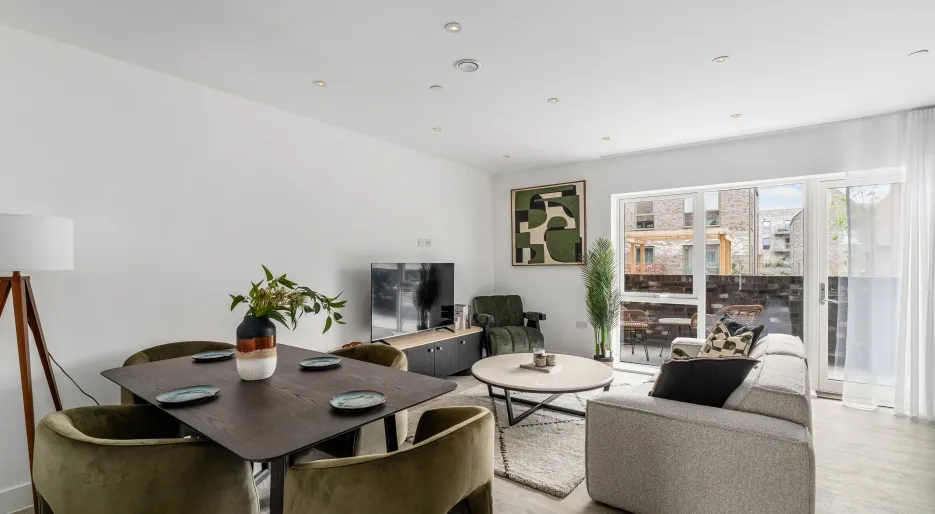 Marleigh Park - The Franklin Building - Apartment A07 - Dining/Living