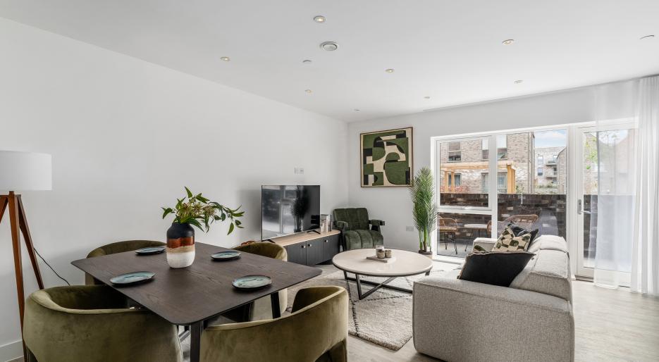 Marleigh Park - The Franklin Building - Apartment A07 - Dining/Living