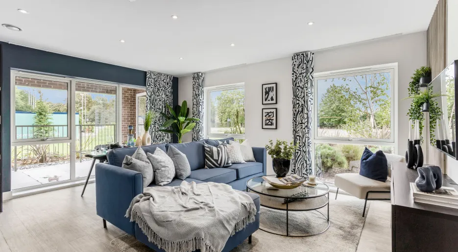 Marleigh Park 2 beroom showhome, living room