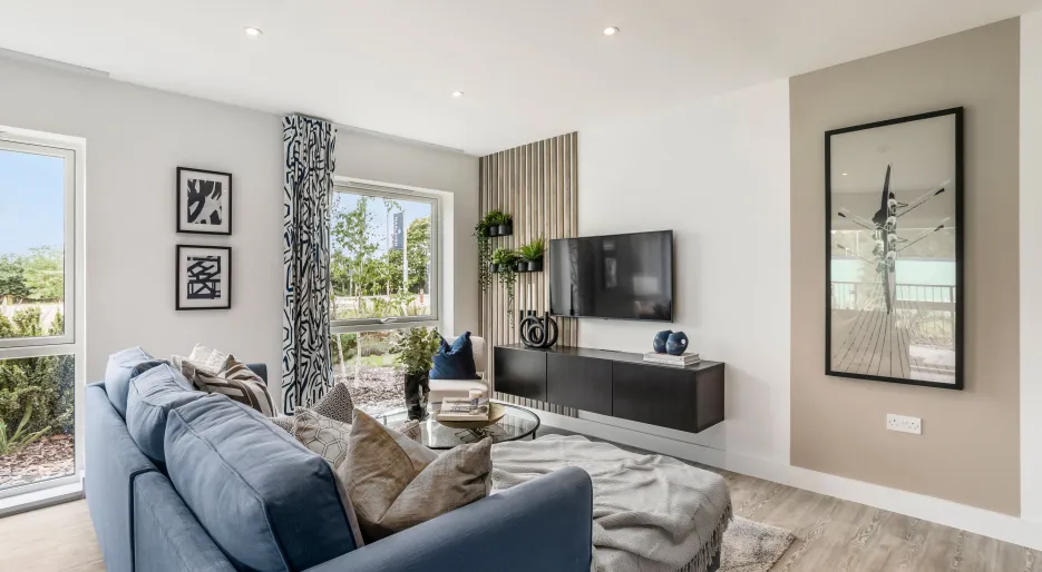 Marleigh Park 2 beroom showhome, living room