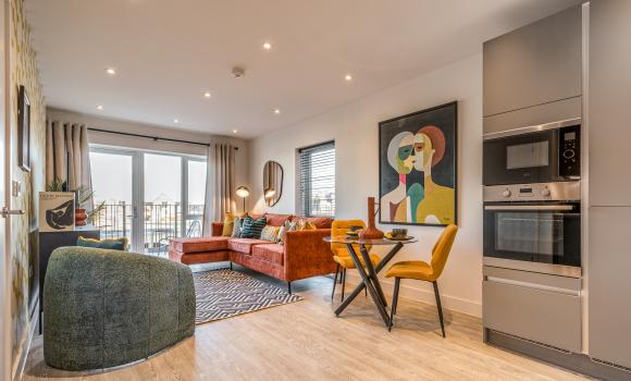 Plot A12 - Kitchen / Dining / Living - The Franklin Building