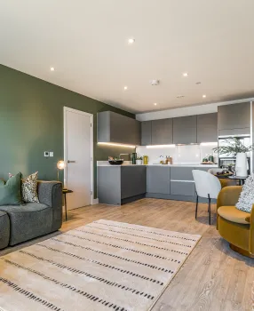 Plot A08 - Kitchen / Dining / Living Room - The Franklin Building