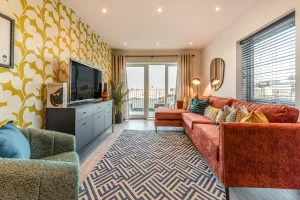 Marleigh Park - Apartment A12, The Franklin Building - Living