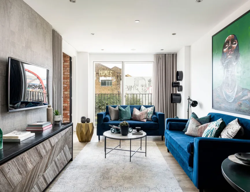 fish island village living room