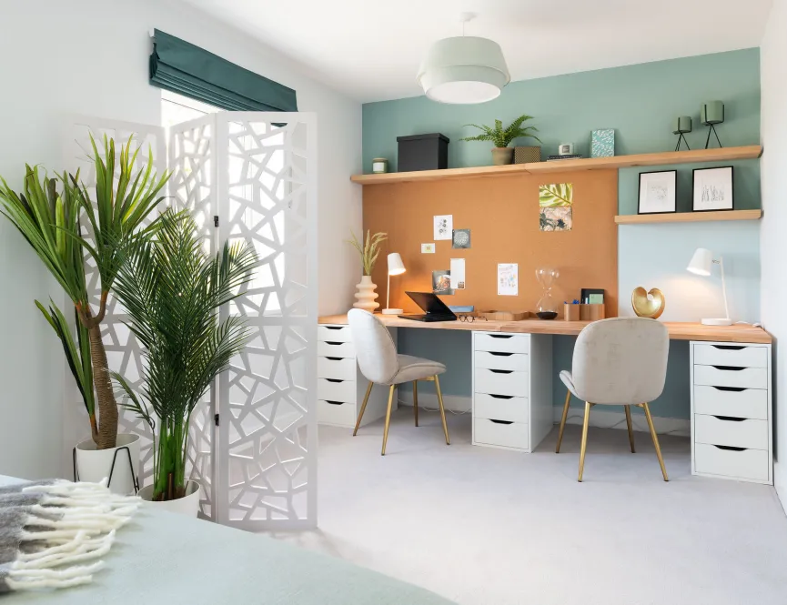 Timber works house bedroom