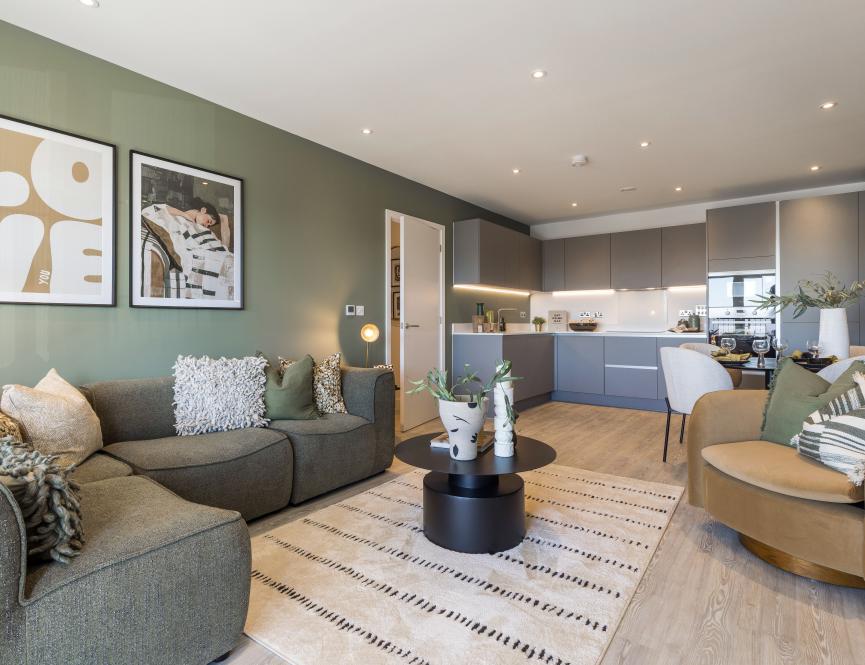 Marleigh Park - Plot A08 - Living/Dining/Kitchen