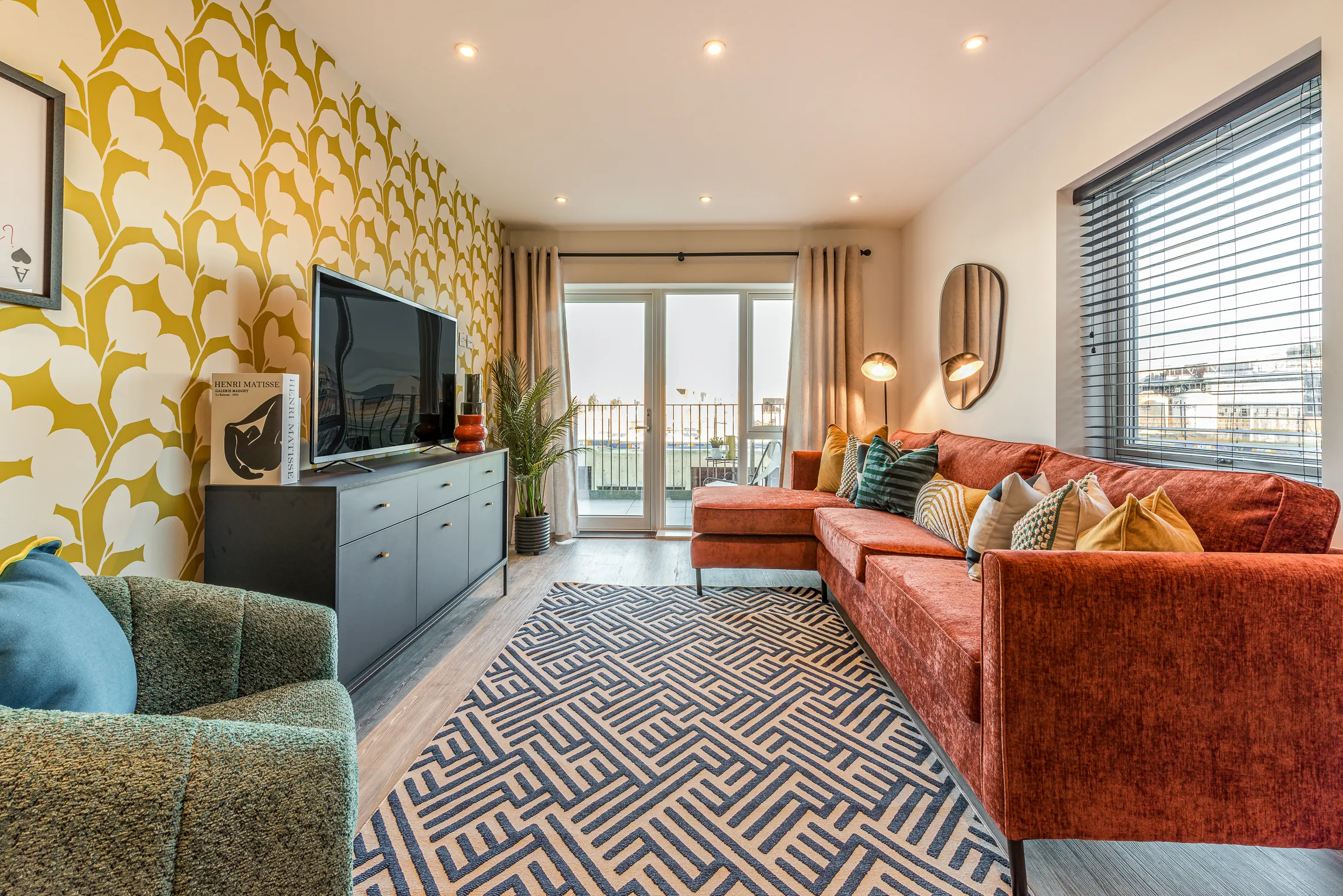 Marleigh Park - Apartment A12, The Franklin Building - Living